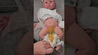 Do Silicone Baby Dolls Poop? #shorts