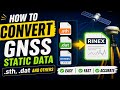 How To Convert South GPS Data To RINEX Convert STH DAT ZHD And Others To Rinex In Seconds