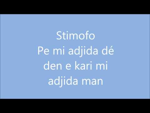 Stimofo - Pe mi adjida dé den e kari mi adjida man