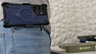 Tongate Belt Clip Case Review for S26 Ultra - Magnetic Stand with Screen Protector Protection
