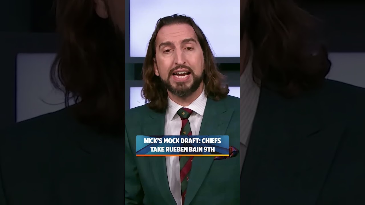 Nick officially mocks Rueben Bain to the Chiefs #nfl #football #chiefs