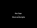 Ron Pope - Shoot out the lights 