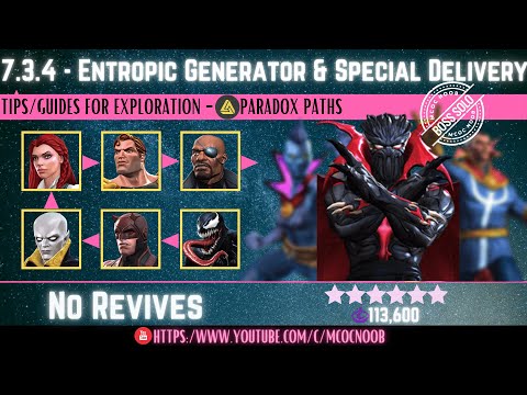 MCOC: Act 7.3.4 - Paradox, Special Delivery, Entropic Generator & Quantum Invasion -Symbiote Supreme