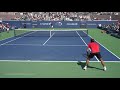 Federer vs. Coric, 2017 US Open practice 4K (Director's Cut)