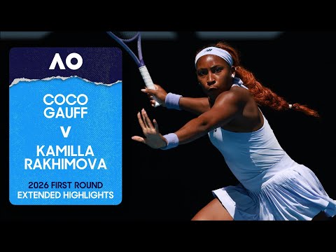 Coco Gauff v Kamilla Rakhimova Extended Highlights | Australian Open 2026 First Round