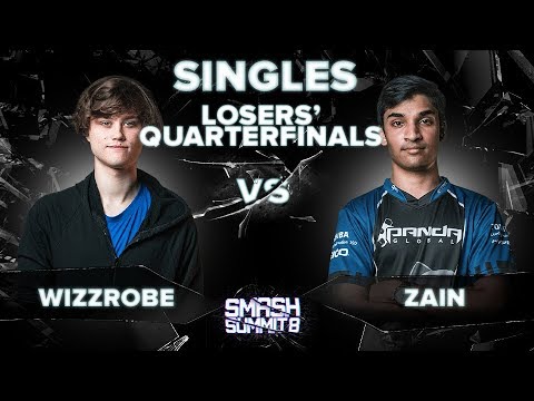 Wizzrobe vs Zain - Losers' Quarterfinals: Melee Singles - Smash Summit 8 | Captain Falcon vs Marth