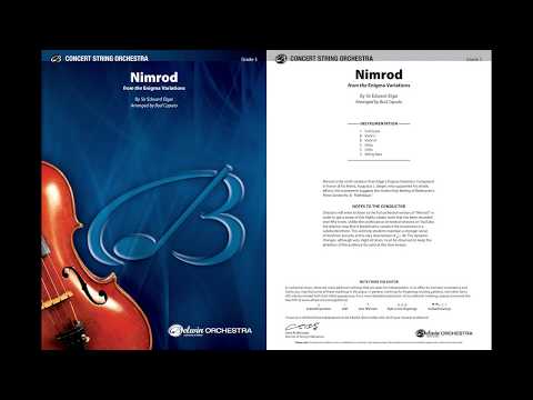Nimrod, arr. Bud Caputo – Score & Sound