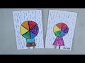 Artwork about Primary and Secondary Colors | Umbrella Color Wheel