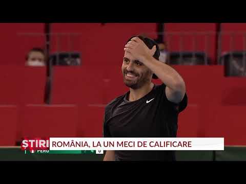 România - Peru, 2-0 în Cupa Davis. Halep a fost la meci