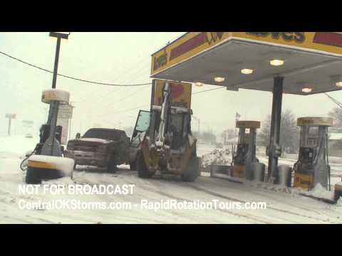 Oklahoma blizzard - February 25, 2013