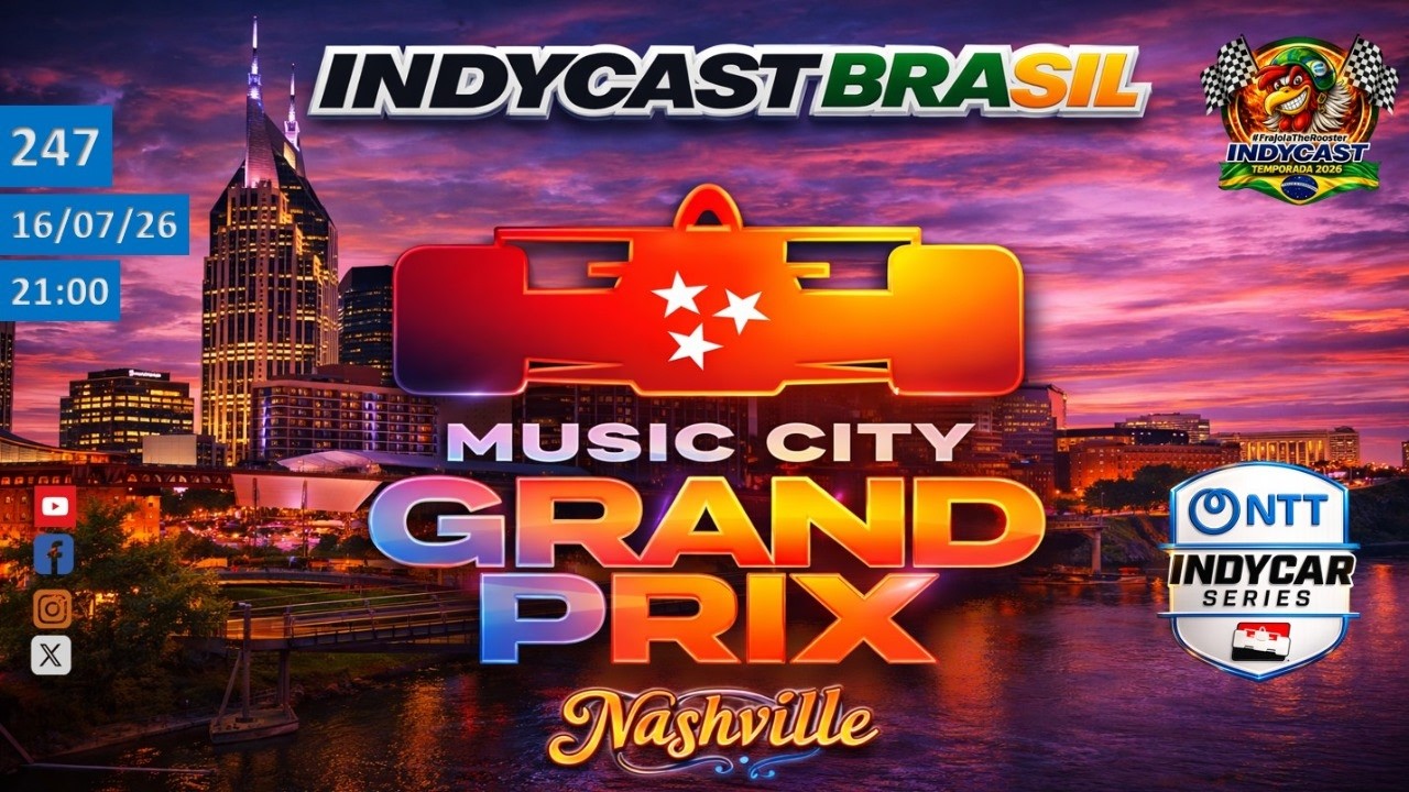 IndyCast Brasil #247 - #Análise #Preview - GP de Nashville