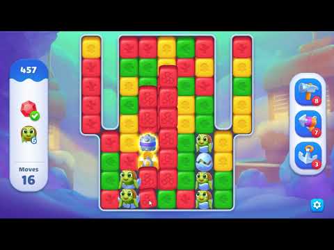 Fishdom Blast Level 457 - NO BOOSTERS GAMEPLAY 🐠 | SKILLGAMING ✔️