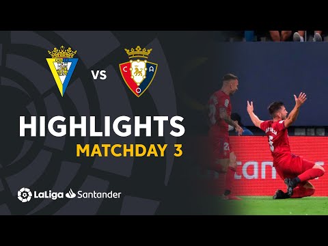 Highlights Cádiz CF vs CA Osasuna (2-3)