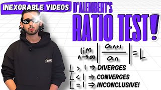Download the video "d'Alembert's Ratio Test (The Ratio Test): Simply Explained With An Example | Convergence Tests"