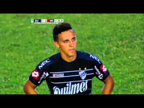 Llegó tarde y se tuvo que ir.Quilmes 1 Independiente 2.Fecha 3.Torneo Primera División 2015.FPT
