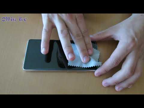 Panzerglas / Panzerglasfolie perfect anbringen mit Rahmen.