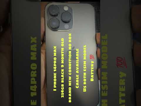 I phone 14pro max 256gb black 9 month old brand new condition #secondhand #iphone #seconds #second