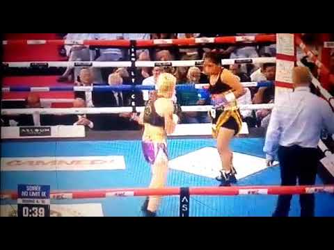 Maiva hamadouche vs Janeth Perez fight highlights