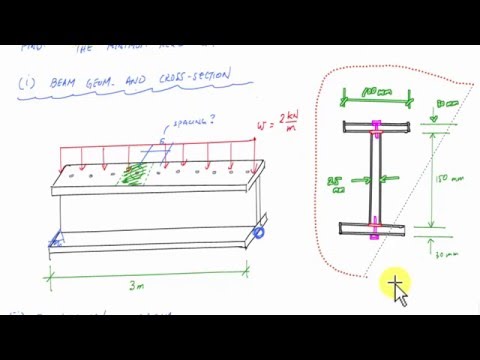 Shear Flow Example - calculate connector spacing - Mechanics of Materials
