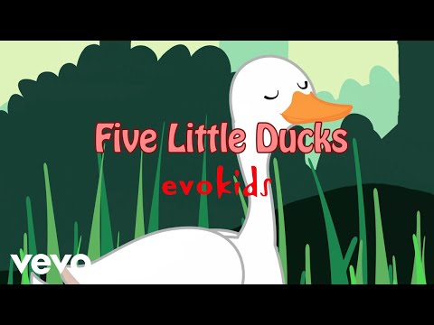 evokids - Five Little Ducks | Nursery Rhymes | Kids songs