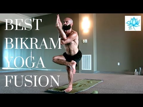 BEST Bikram Vinyasa Fusion 1 hour Yoga Class