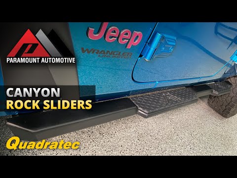 Paramount Automotive Canyon Rock Sliders for Jeep Wrangler JK & JL