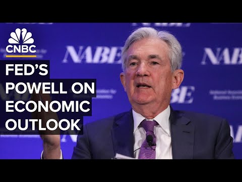 Federal Reserve Chair Powell speaks at the NABE annual meeting on economic outlook — 10/14/25