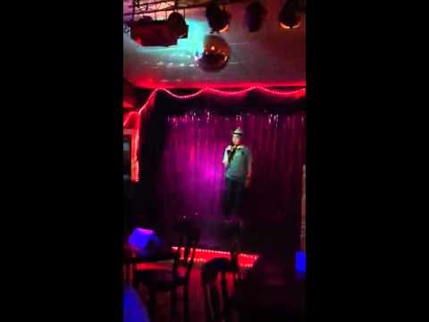 Lewis singing in wigan arms tenerife