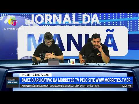 Jornal da Manhã (Sexta-feira, 24 de julho de 2026)