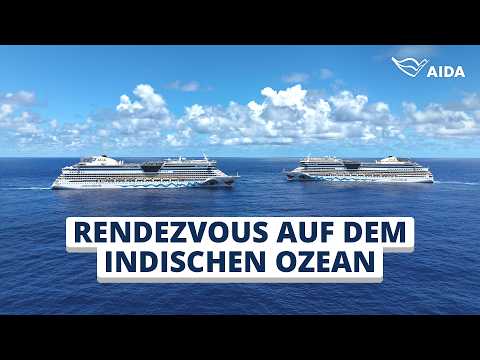 AIDAdiva und AIDAstella | Schwestertreffen auf hoher See