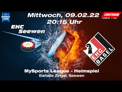 EHC Seewen vs. EHC Basel- MySports League LIVE