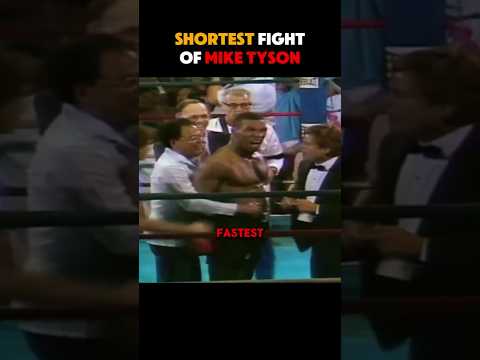 Mike Tyson's Fastest Knockout Ever!