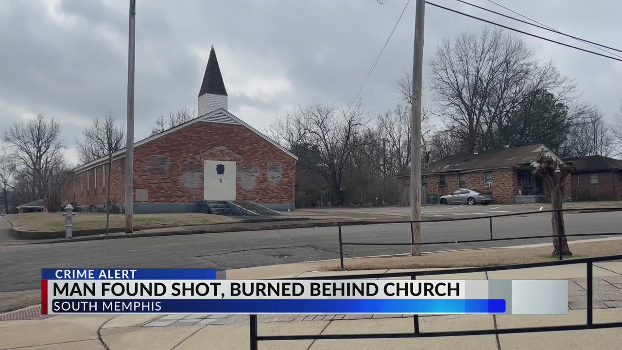 Body found shot, burning behind Memphis church