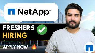 NetApp Hiring Freshers🔥Multiple Opportunities