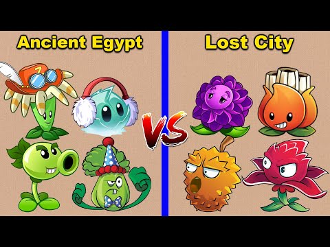 PVZ 2 | Team ANCIENT EGYPT vs LOST CITY - Who Will Win?