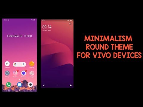 MINIMALISM CIRCLE THEME FOR VIVO DEVICES