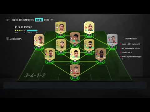 FIFA20 SBC / DCE LIGUE 1 CONFORAMA - AS SAINT ETIENNE - SOLUTION PAS CHER