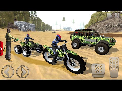 US Offroad Army Truck, Dirt Motorbike, Quad Bike Driving Simulator #1 - Best Android IOS Gameplay