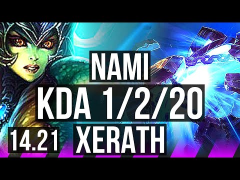 NAMI & Draven vs XERATH & Lucian (SUP) | KR Diamond | 14.21