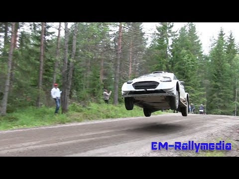 Sebastien Ogier FLYING test for Rally Finland 20.7.2017
