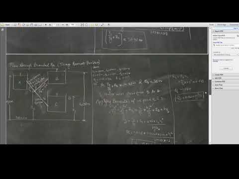 Fluid Mechanics II- Unit 1 Flow through Pipes