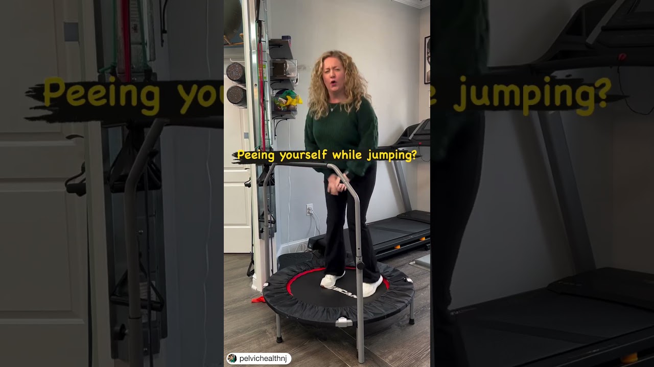 Peeing yourself while jumping?