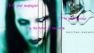 Better of Two Evils - Marilyn Manson with lyrics