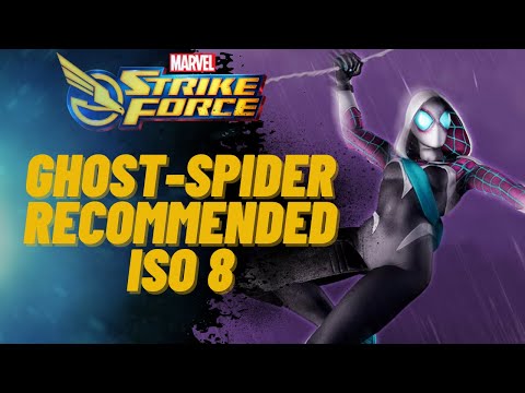 Ghost Spider Recommended ISO 8 Marvel Strike Force - WEB WARRIORS