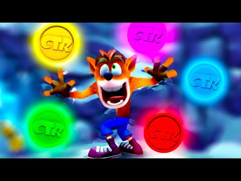 Crash Team Racing Nitro-Fueled Gameplay 4K - All CTR Tokens