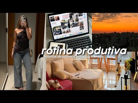ROTINA PRODUTIVA | mostrando meus hábitos saudáveis, estudos...