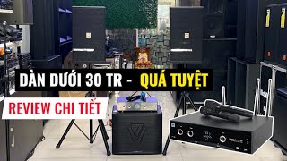 Dàn Karaoke Gia Đình Dưới 30tr000 Có Những Gì ? - Loa CAVS G12 - V7 KV15SUB - Amply CAVS AH36