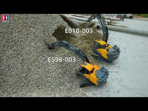 Volvo RC Excavators power comparison | E010 VS E598