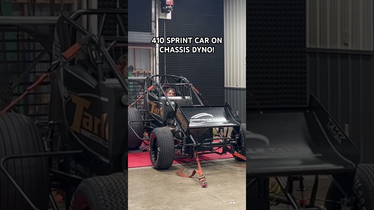 410 SPRINT CAR ON CHASSIS DYNO!