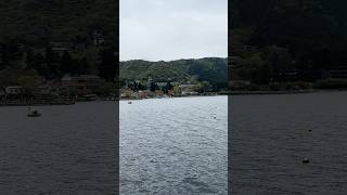 箱根🌊芦ノ湖の遊覧船🚢と鳥居⛩️ #japan #travel #箱根